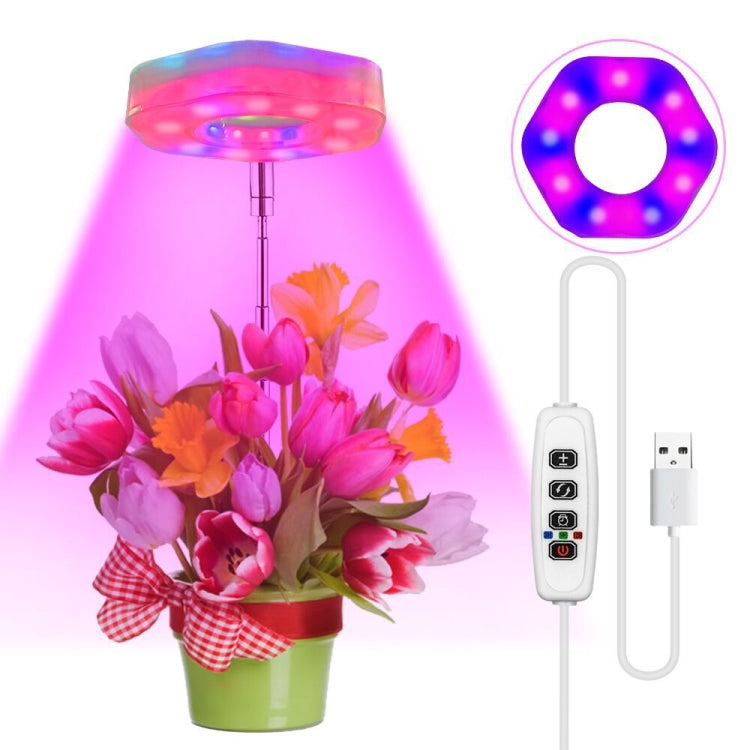 USB Ground Plug-in Full Spectrum Grow Light, Style: Red + Blue