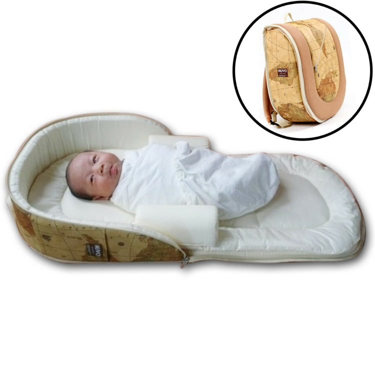 Mom Backpack Baby Nest Bed Portable Baby Travel Folding Baby Bed Bag