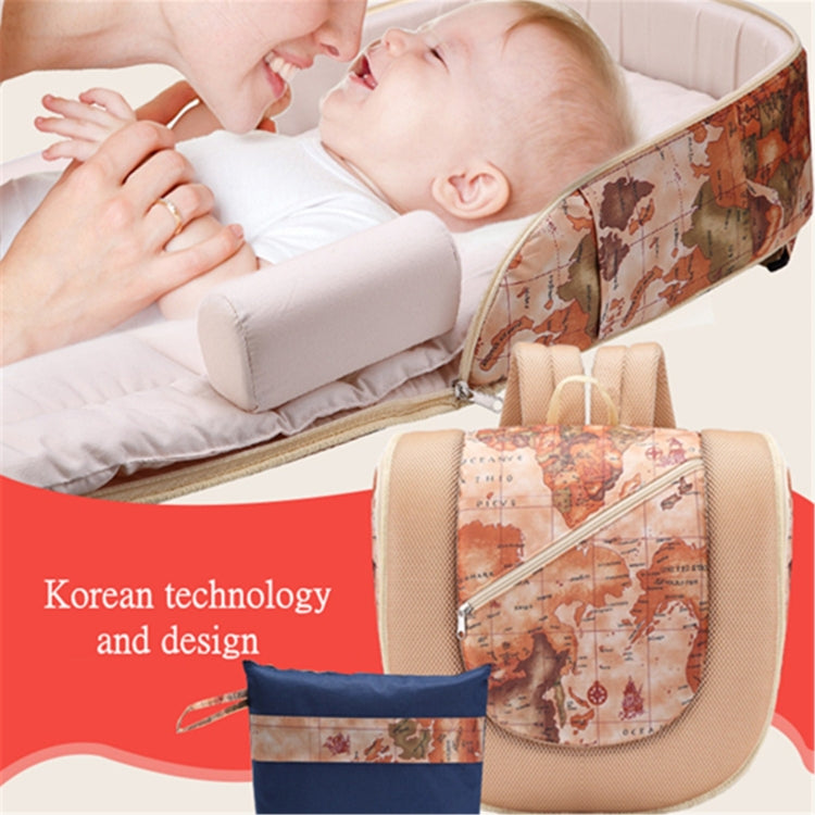Mom Backpack Baby Nest Bed Portable Baby Travel Folding Baby Bed Bag