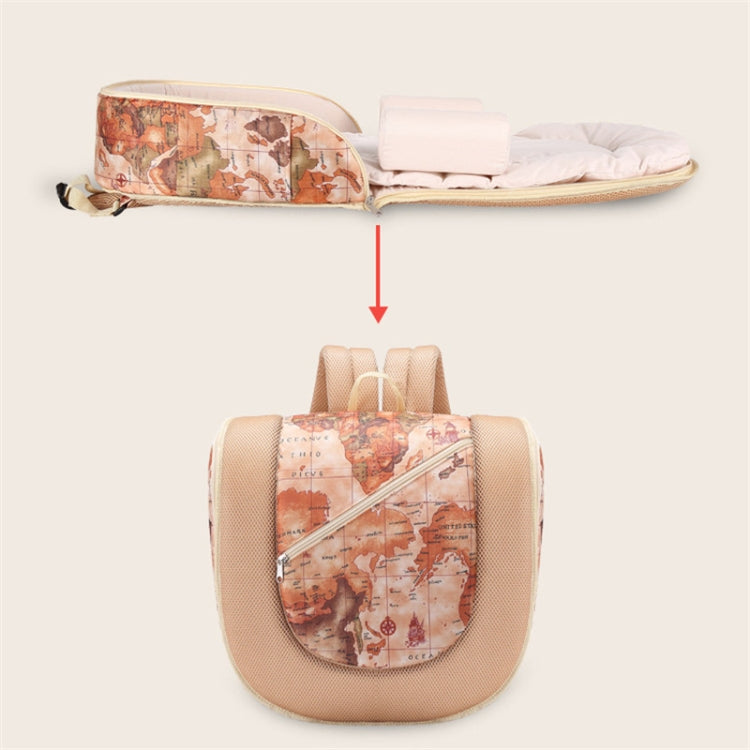 Mom Backpack Baby Nest Bed Portable Baby Travel Folding Baby Bed Bag