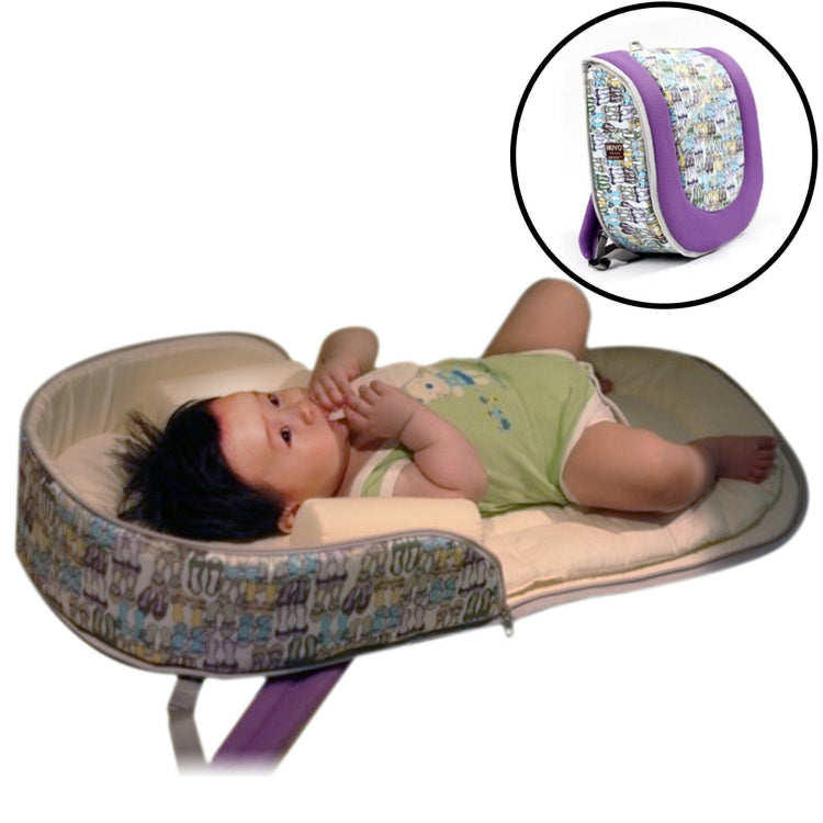Mom Backpack Baby Nest Bed Portable Baby Travel Folding Baby Bed Bag