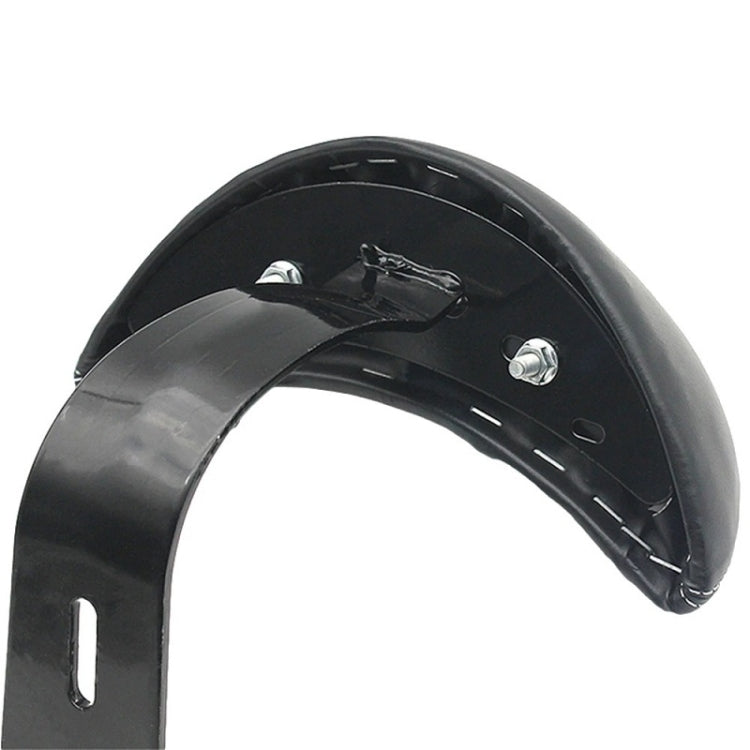 2 PCS Motorcycle Electric Vehicle Driving Rear Seat Safety Backrest Modification(Black)