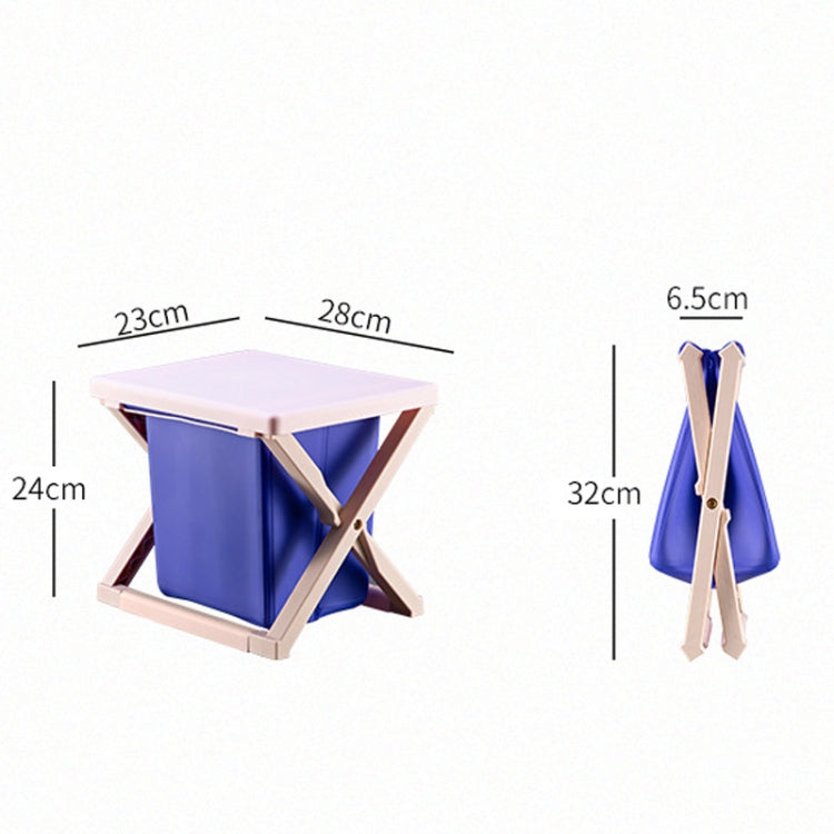 Multipurpose Portable Folding Toilet with Cover Outdoor Travel Emergency Toilet