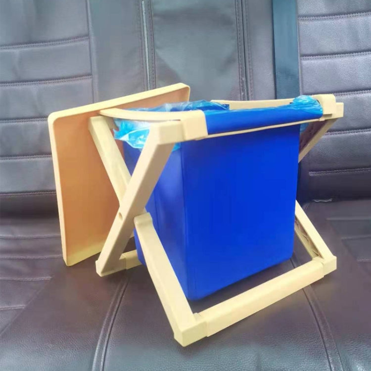 Multipurpose Portable Folding Toilet with Cover Outdoor Travel Emergency Toilet