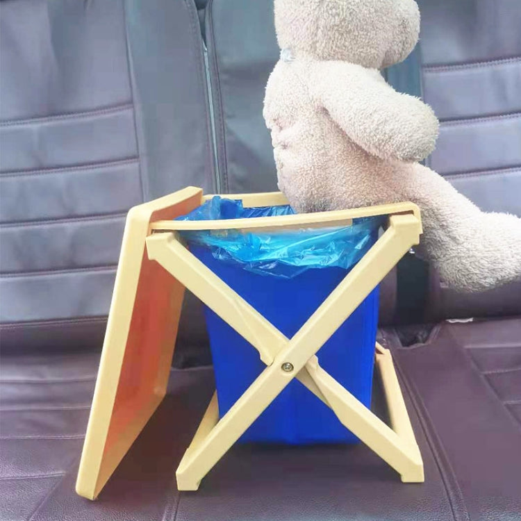 Multipurpose Portable Folding Toilet with Cover Outdoor Travel Emergency Toilet
