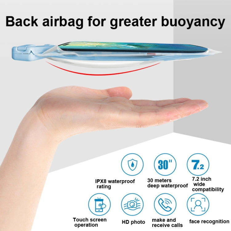 Small Waist Floating Airbag Mobile Phone Waterproof Bag TPU Mobile Phone Waterproof Bag