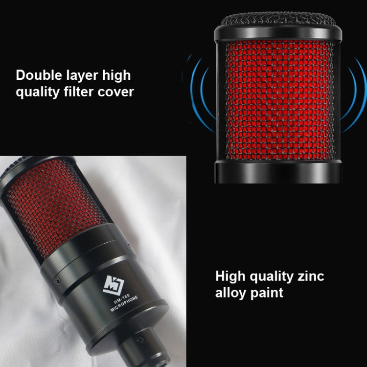 HM-180 Large-diaphragm Condenser Microphone Recording Live K Song Microphone