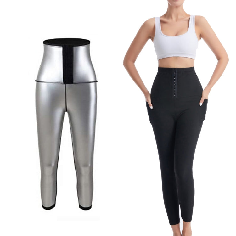 Women High Waist Breasted Hip Lifting Pants With Pocket, Color: