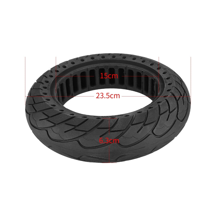 2 PCS  10 Inch Soid Tire Shock Absoption Tubeless Honeycomb Tyre for Ninebot Max G30