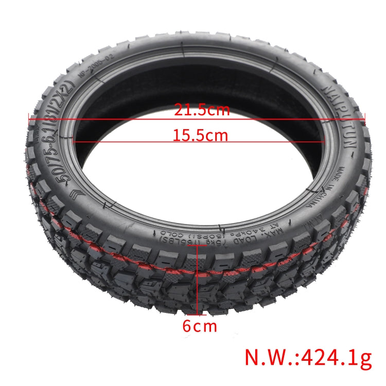 2 PCS 8.5 Inch Off-Road Tubeless Vacuum Tire with Gas Nozzle for Xiaomi M365/Pro/1S Electric Scooter