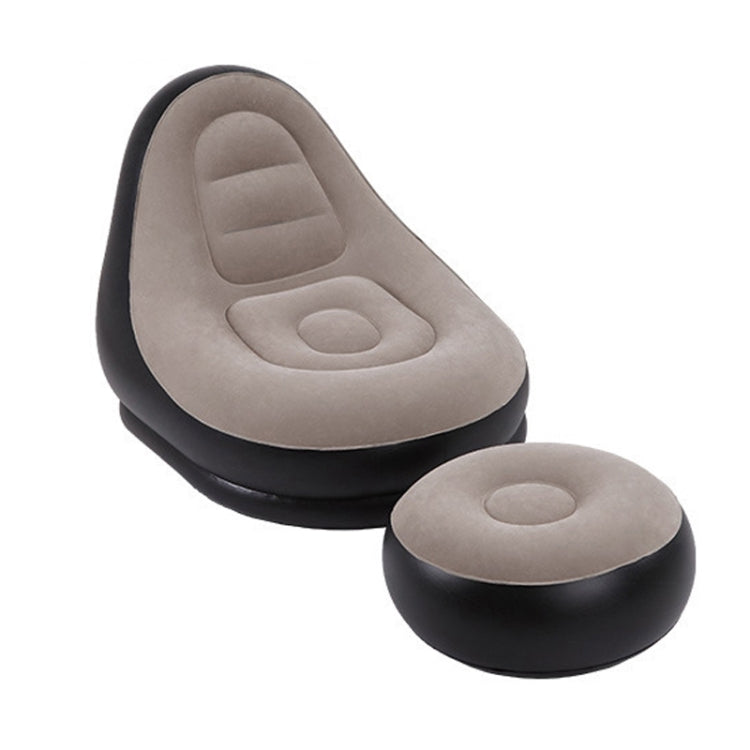 Lunch Break Inflatable Lazy Sofa, Bottom Color Random Delivery, Style: Single Sofa