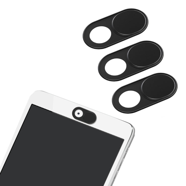 3 PCS Aluminum Alloy Mobile Phone Camera Cover Lens Protection Privacy Slide Cover