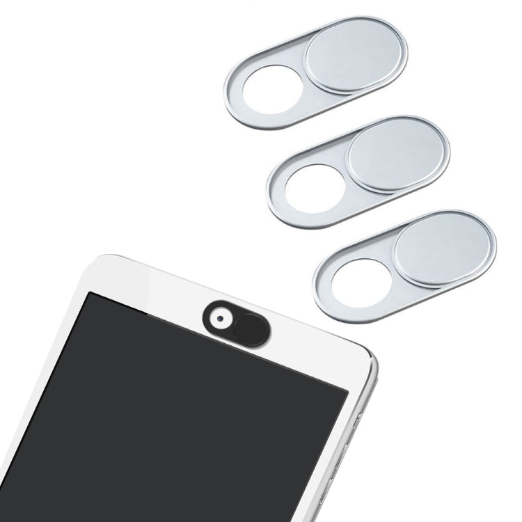 3 PCS Aluminum Alloy Mobile Phone Camera Cover Lens Protection Privacy Slide Cover