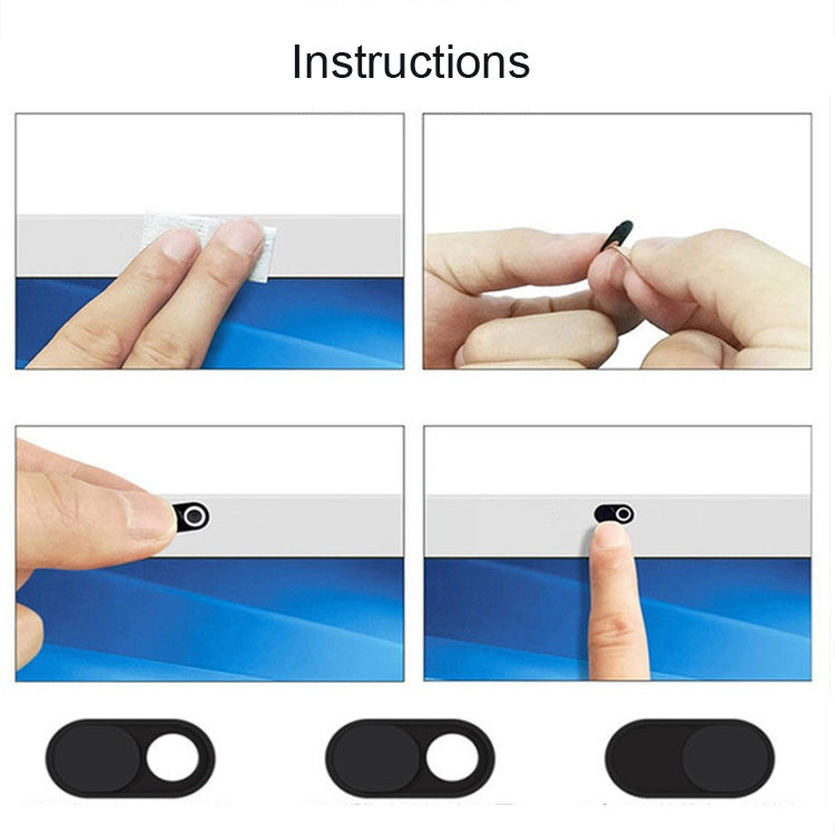 3 PCS Aluminum Alloy Mobile Phone Camera Cover Lens Protection Privacy Slide Cover