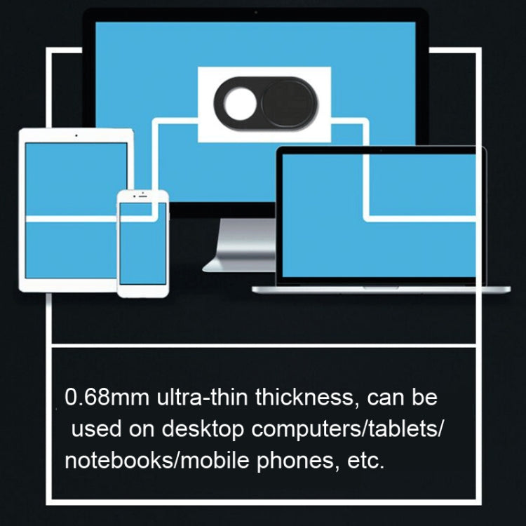 3 PCS Aluminum Alloy Mobile Phone Camera Cover Lens Protection Privacy Slide Cover