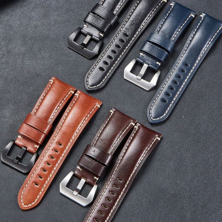 3 PCS Stainless Steel Brushed Pin Buckle Watch Accessories, Color: 18mm Black