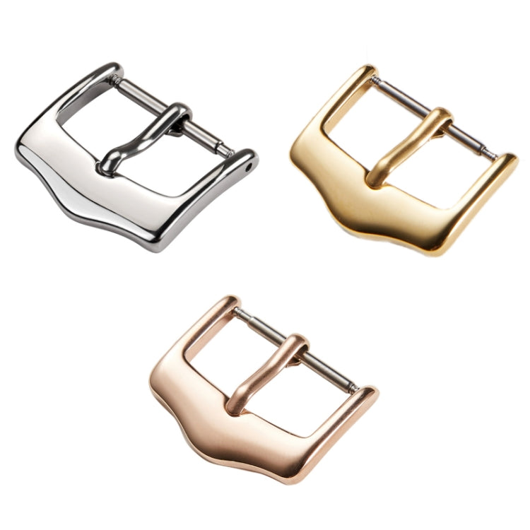 3 PCS Stainless Steel Triangle Watch Pin Buckle Watch Accessories, Color: 18mm Gold