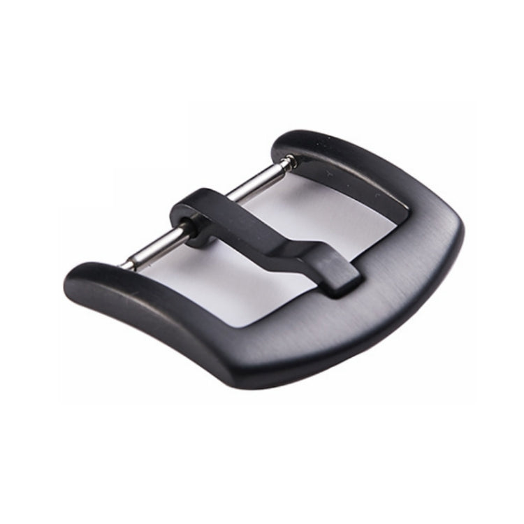 3 PCS 316L Stainless Steel Watch Buckle Watch Accessories, Color: 18mm IP Black
