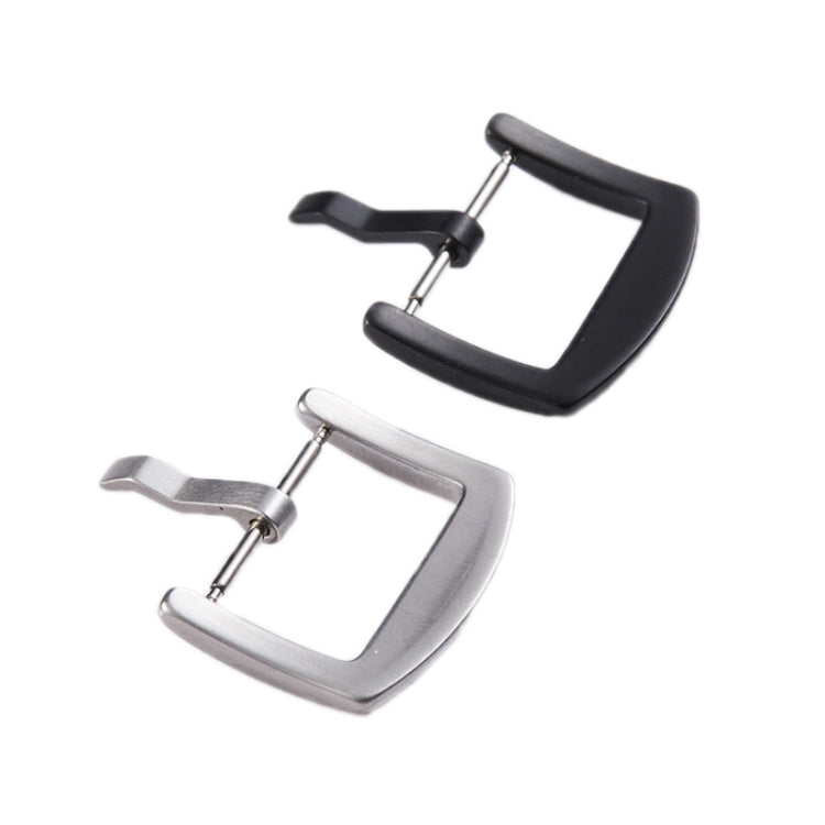3 PCS 316L Stainless Steel Watch Buckle Watch Accessories, Color: 18mm IP Black