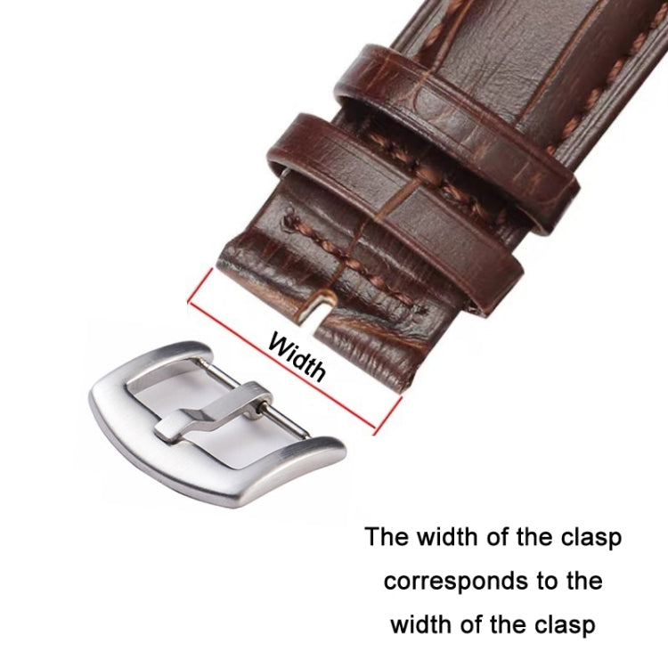 3 PCS 316L Stainless Steel Watch Buckle Watch Accessories, Color: 20mm IP Black