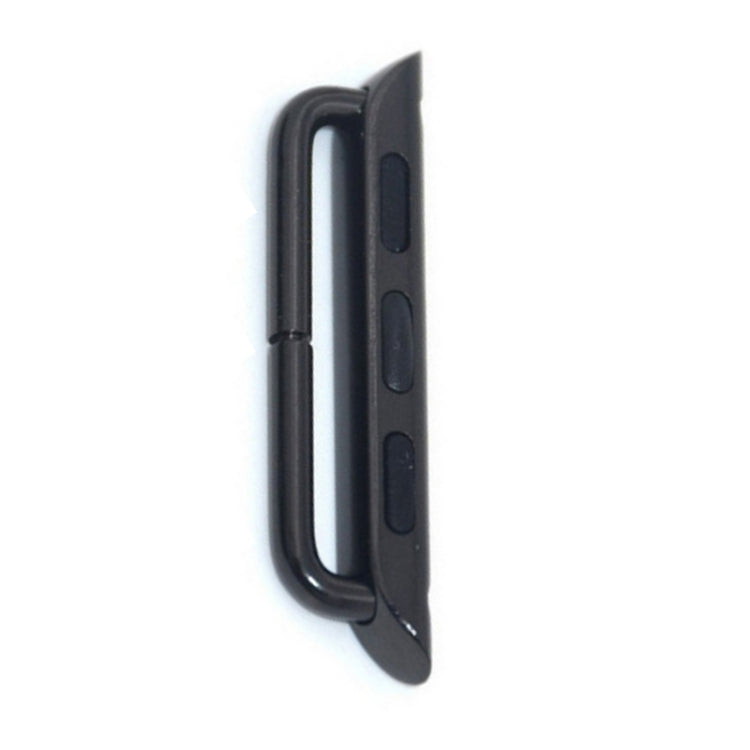 10 PCS Stainless Steel Strap Connector For iwatch1/2/3/4 Generation, Color: Original 38/40/41mm -22mm Black
