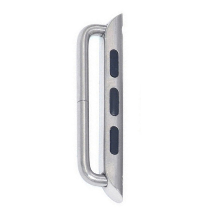 10 PCS Stainless Steel Strap Connector For iwatch1/2/3/4 Generation, Color: Original 38/40/41mm -22mm Silver