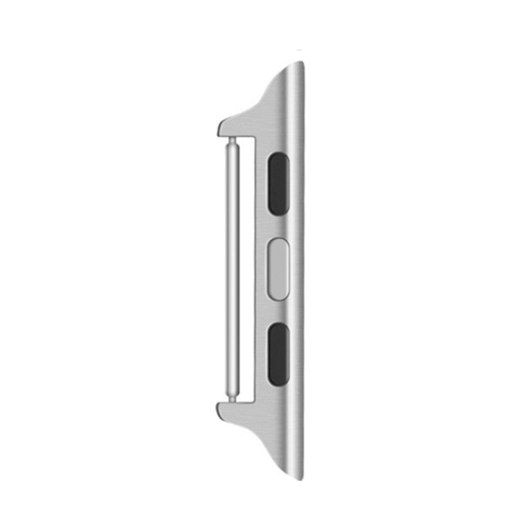 10 PCS Stainless Steel Strap Connector For iwatch1/2/3/4 Generation, Color: Raw Ear 42/44/45mm-22mm Silver