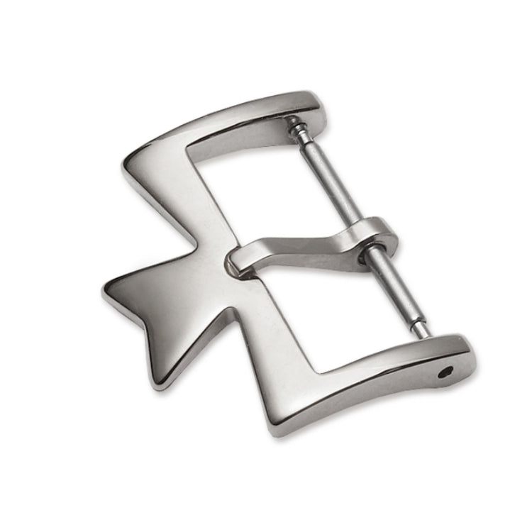 VC Stainless Steel Butterfly Pin Buckle Watch Accessories, Style: 16mm Buckle