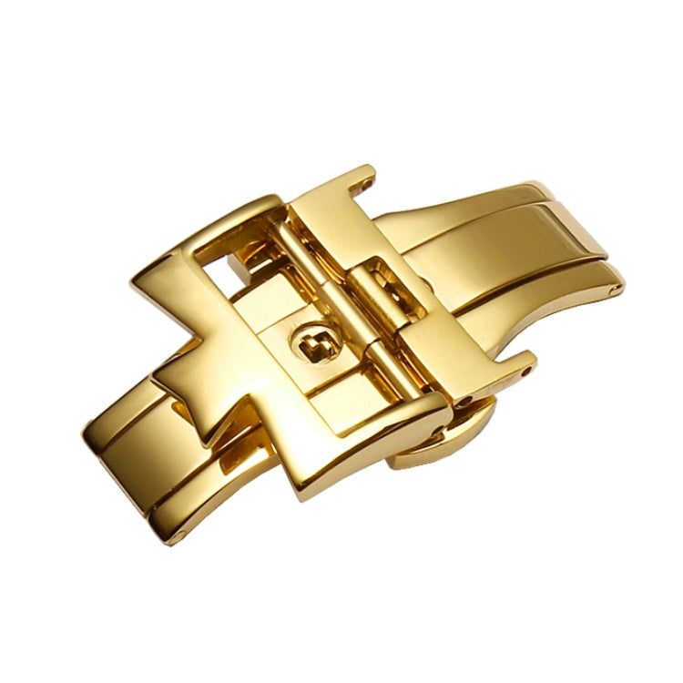 VC Stainless Steel Butterfly Pin Buckle Watch Accessories, Style: 18mm Butterfly Buckle