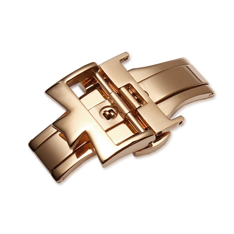 VC Stainless Steel Butterfly Pin Buckle Watch Accessories, Style: 18mm Butterfly Buckle