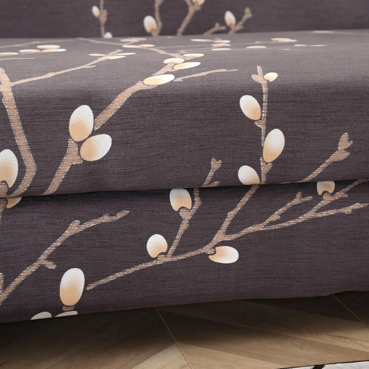Fabric High Elastic All Inclusive Lazy Sofa Cover, Size: 3 Persons