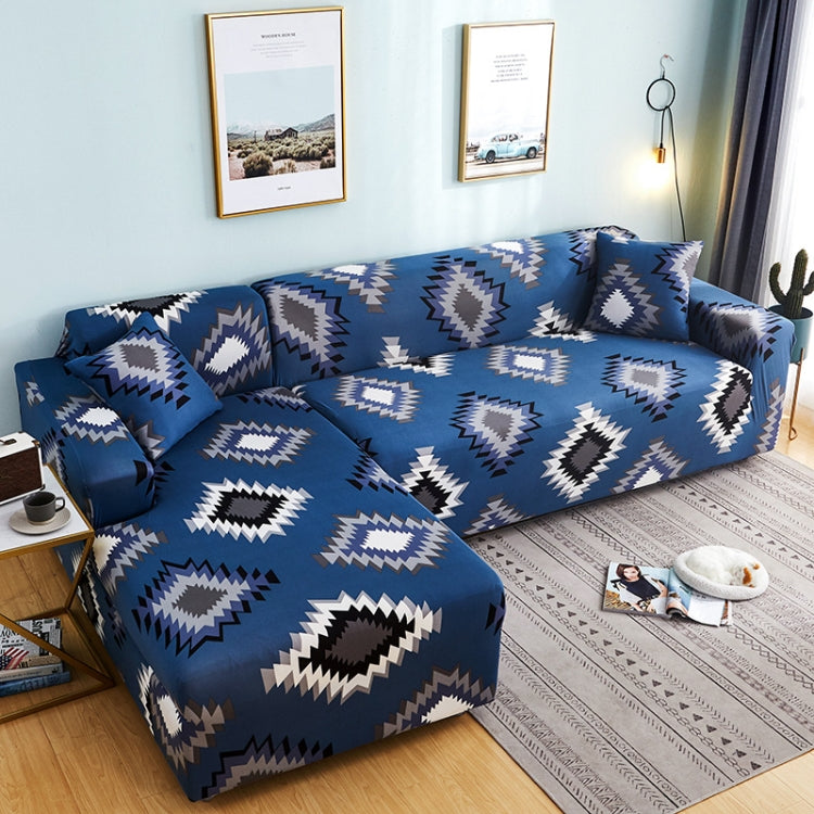 Fabric High Elastic All Inclusive Lazy Sofa Cover, Size: 4 Persons