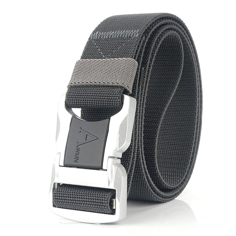 Outdoor Leisure Aluminum Alloy Safety Buckle Belt, Length: 125cm