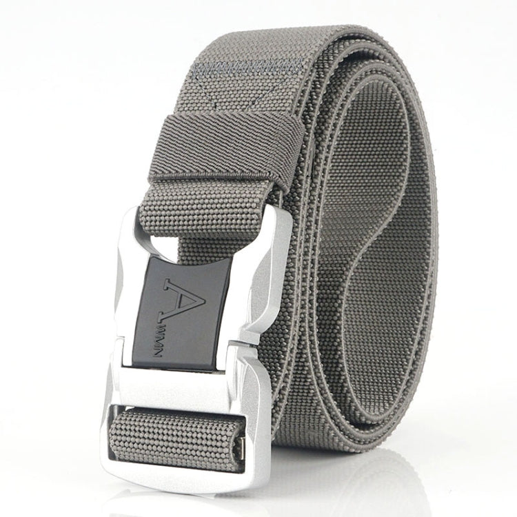 Outdoor Leisure Aluminum Alloy Safety Buckle Belt, Length: 125cm