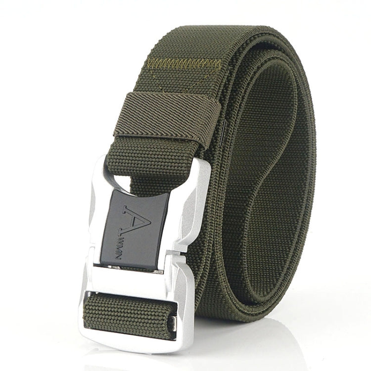 Outdoor Leisure Aluminum Alloy Safety Buckle Belt, Length: 125cm
