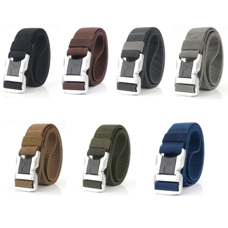 Outdoor Leisure Aluminum Alloy Safety Buckle Belt, Length: 125cm
