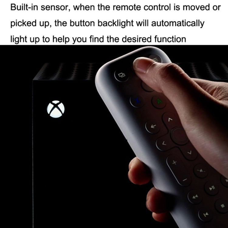 8BitDo Backlit Key Media Remote Control For Xbox, Style: Short Version  - Black