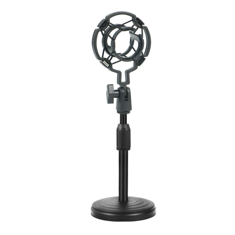HM101 Telescopic Desktop Microphone Stand with Shockproof Rack