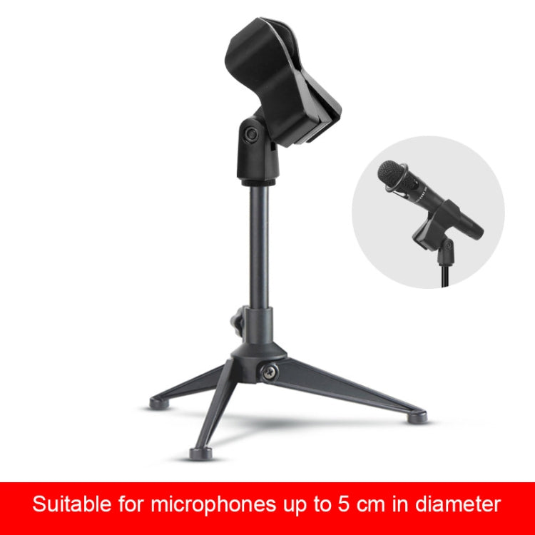 HM101B Standard Foldable Microphone Desk Stand with Spring Clip