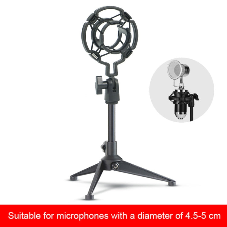 HM101B Standard Foldable Microphone Desk Stand with Shockproof Rack