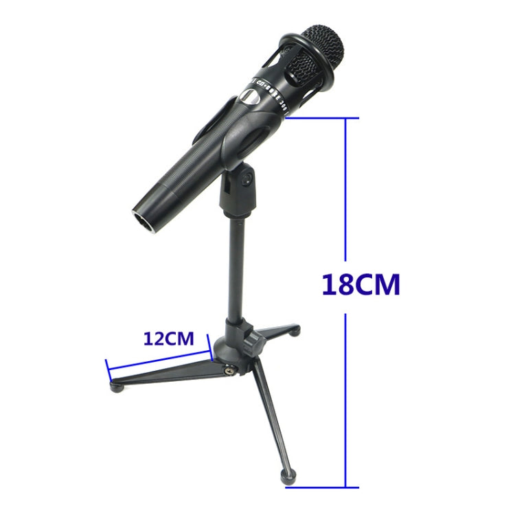 HM101B Standard Foldable Microphone Desk Stand with Shockproof Rack