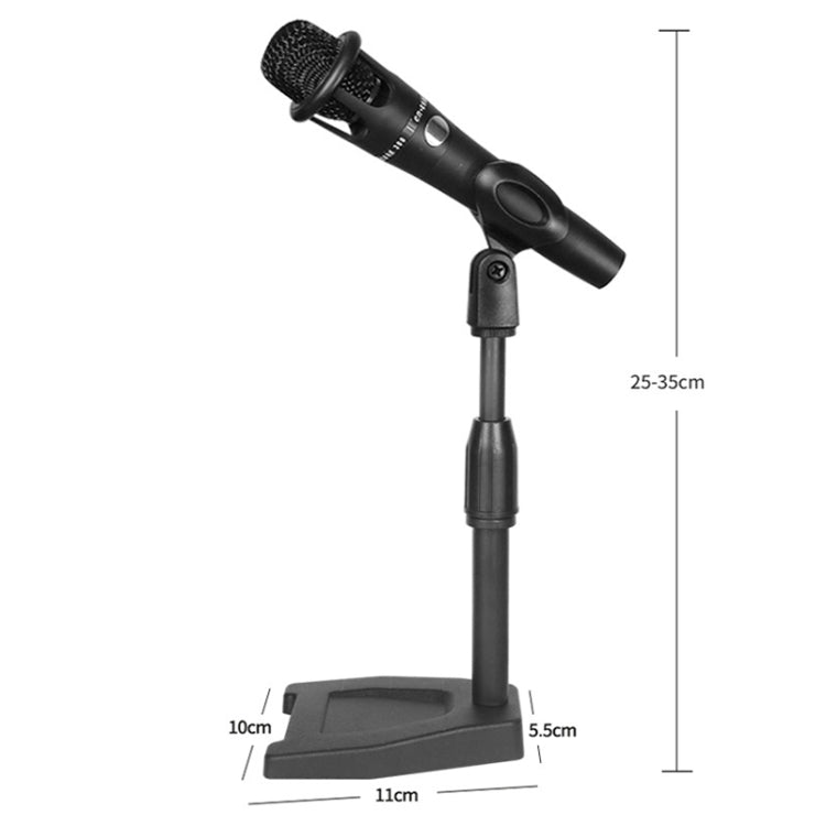 A1 Duck Paw-shape Base Live Microphone Stand with Bottle Clip