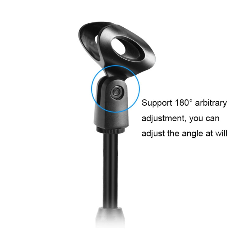 A1 Duck Paw-shape Base Live Microphone Stand with Bottle Clip