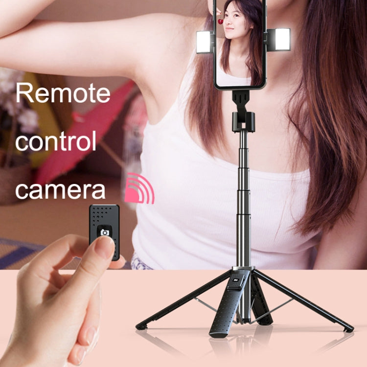 Mobile Phone Live Broadcast Bracket Bluetooth Telescopic Selfie Tripod, High: 102CM (Aluminum Alloy)