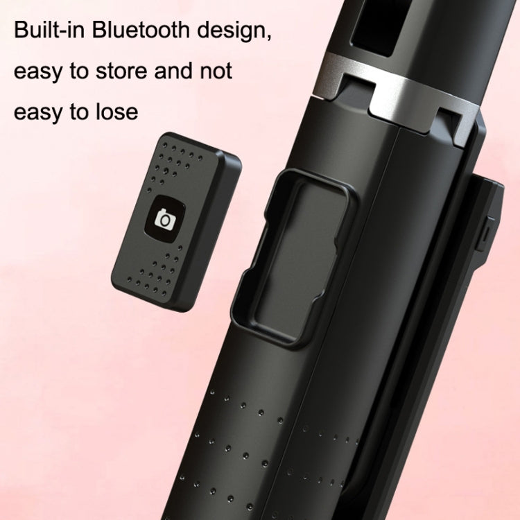 Phone Live Bracket Bluetooth Selfie Tripod, High: 102CM (Stainless Steel + Dual Fill Lights)