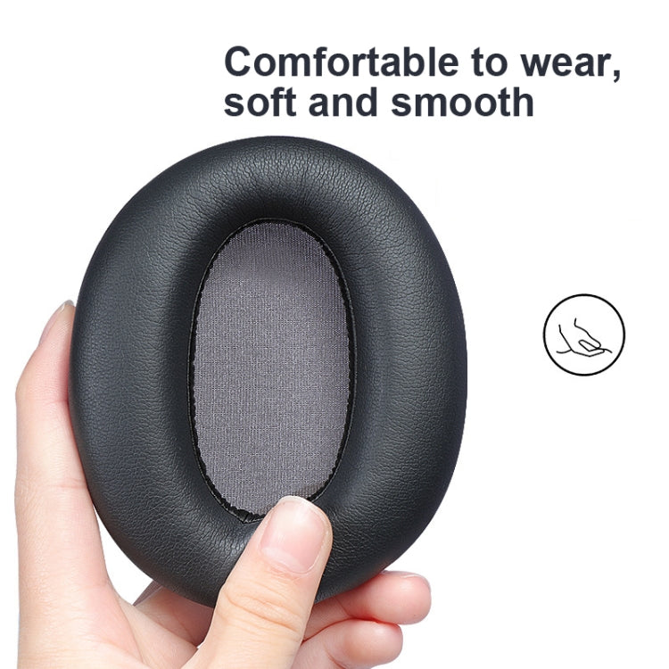 2 PCS Headset Earmuffs Sponge Cover for Edifier W820nb,Style: Black Head Beam
