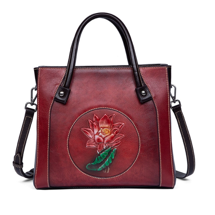 Top Layer Cowhide Vegetable Tanned Vintage Handbag