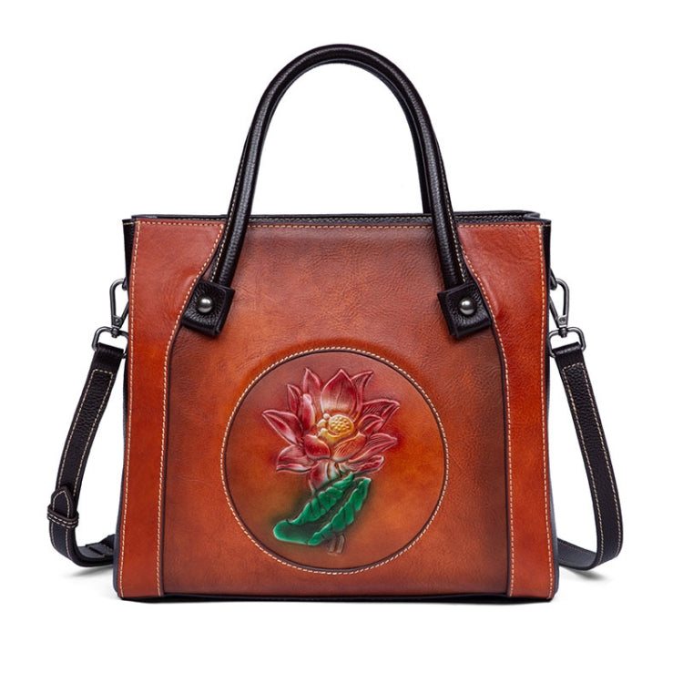 Top Layer Cowhide Vegetable Tanned Vintage Handbag