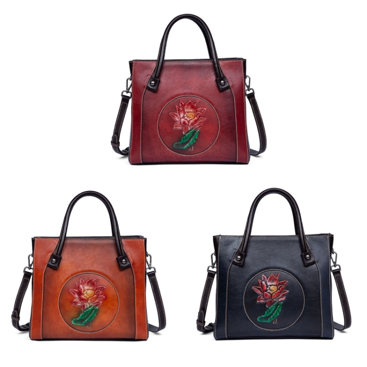 Top Layer Cowhide Vegetable Tanned Vintage Handbag