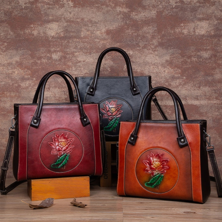 Top Layer Cowhide Vegetable Tanned Vintage Handbag
